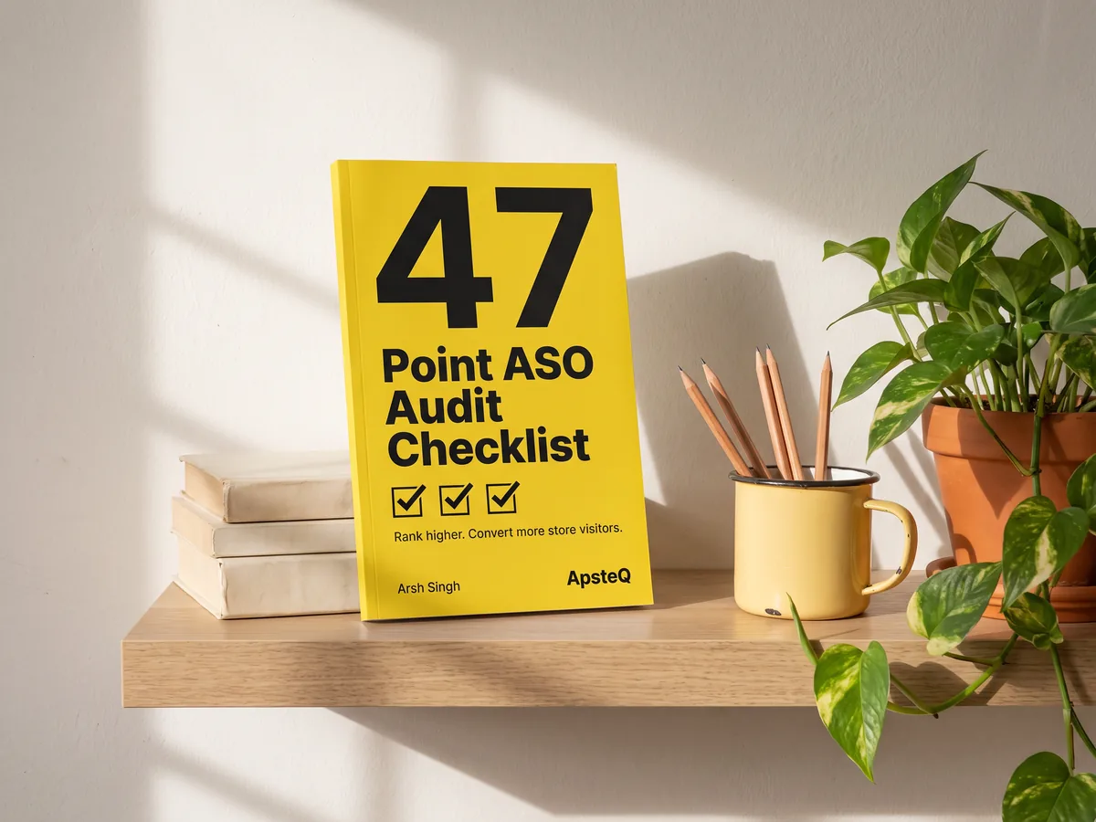 The 47-Point ASO Audit Checklist ebook cover